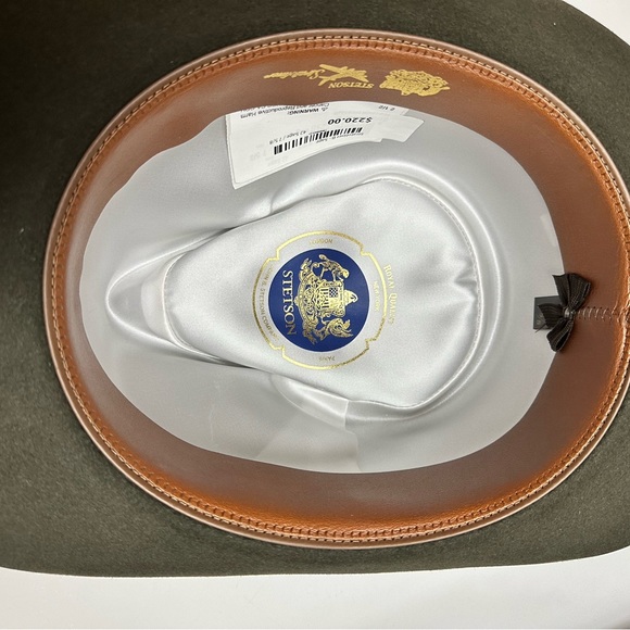 Stetson Stratoliner hat in Sage 7 5/8 NWT - Picture 6 of 7